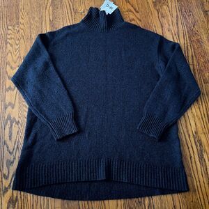 UNIQLO x CLARE WAIGHT KELLER :C Knit Long Sleeve High Neck Sweater Blue Size L